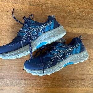 ASICS Men's Navy & Light Blue Running Sneakers